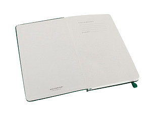 Записная книжка Moleskine Classic (в линейку) в твердой обложке, Large (13х21см), зеленый, фото 2