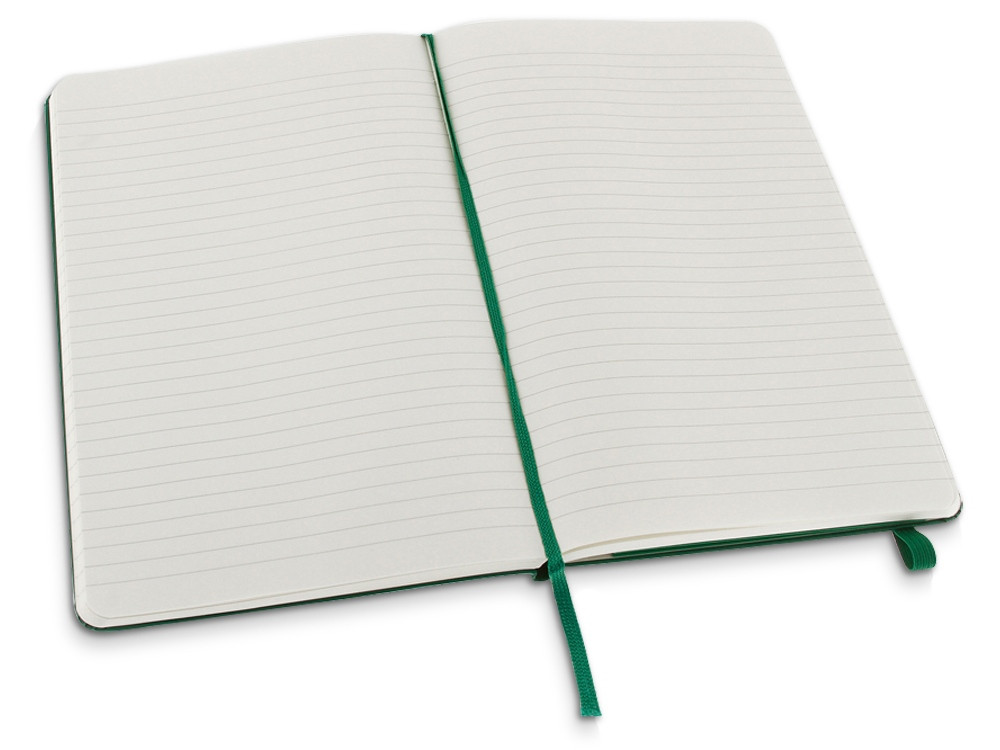 Записная книжка Moleskine Classic (в линейку) в твердой обложке, Large (13х21см), зеленый - фото 3 - id-p60500218