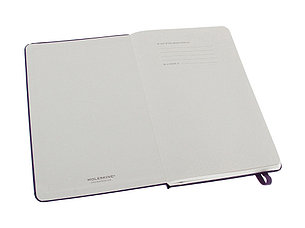 Записная книжка Moleskine Classic (в линейку) в твердой обложке, Large (13х21см), фиолетовый, фото 2