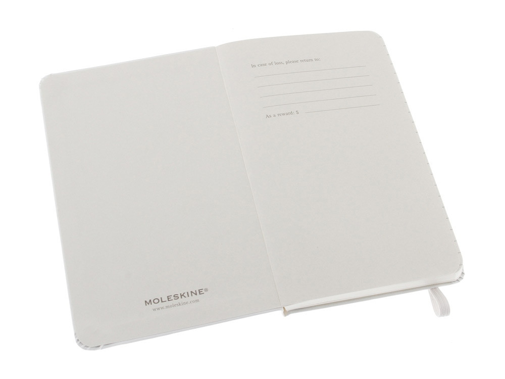 Записная книжка Moleskine Classic (в линейку) в твердой обложке, Pocket (9x14см), белый - фото 2 - id-p60499979