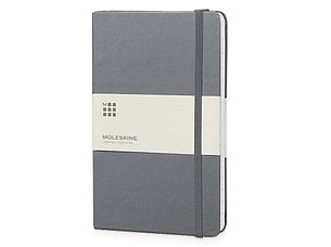 Записная книжка Moleskine Classic (в линейку) в твердой обложке, Large (13х21см), серый, фото 2