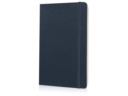 Записная книжка Moleskine Classic Soft (в линейку), Large (13х21см), сапфировый синий, фото 2