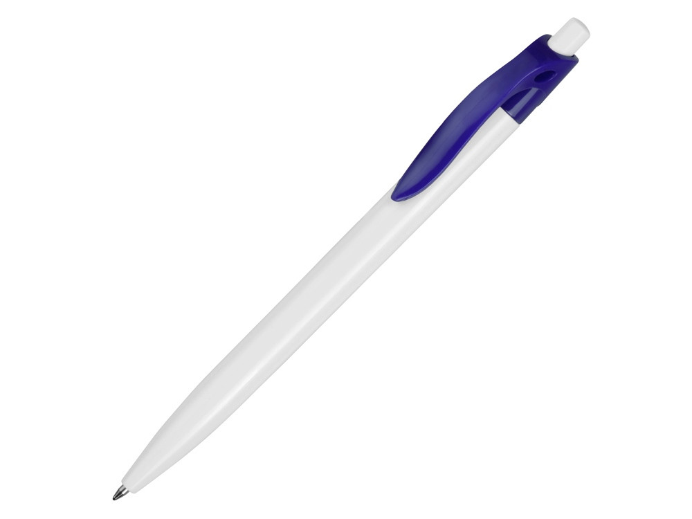 Ручка шариковая Какаду, белый/синий - фото 1 - id-p55555016