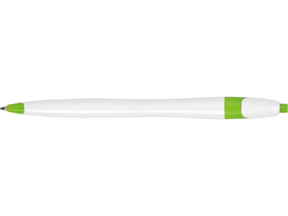 Ручка шариковая Флокс, белый/зеленое яблоко - фото 6 - id-p66073729