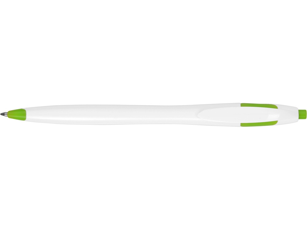 Ручка шариковая Флокс, белый/зеленое яблоко - фото 7 - id-p66073729