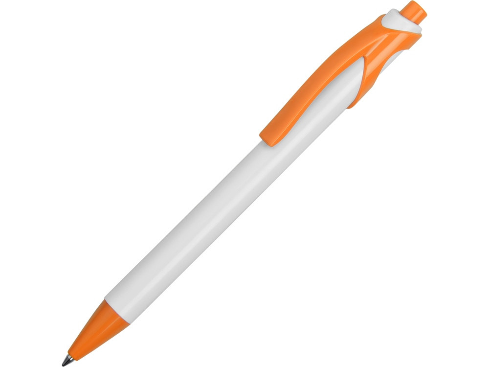 Ручка шариковая Тукан, белый/оранжевый - фото 1 - id-p65544033