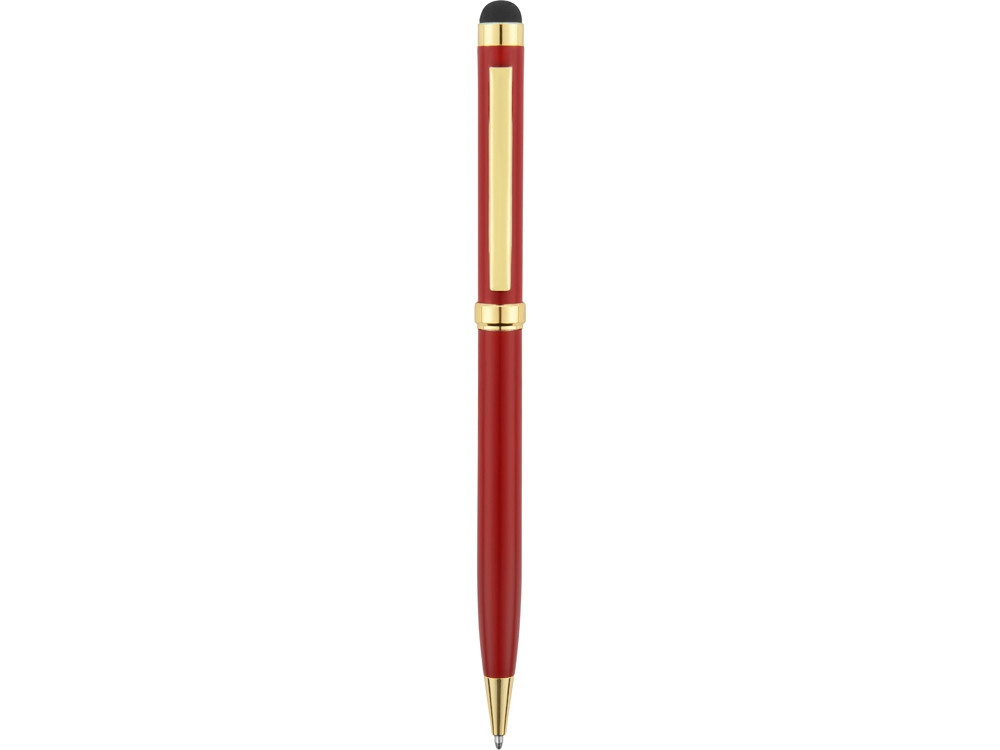 Ручка шариковая Голд Сойер со стилусом, красный - фото 2 - id-p65544037