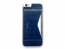 Кошелек-накладка на iPhone 6/6s, синий, фото 2