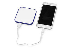 Портативное зарядное устройство (power bank) Квадрум, 2600 mAh, синий, фото 3