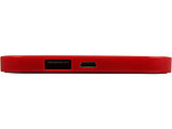 Портативное зарядное устройство (power bank) Квадрум, 2600 mAh, красный, фото 6