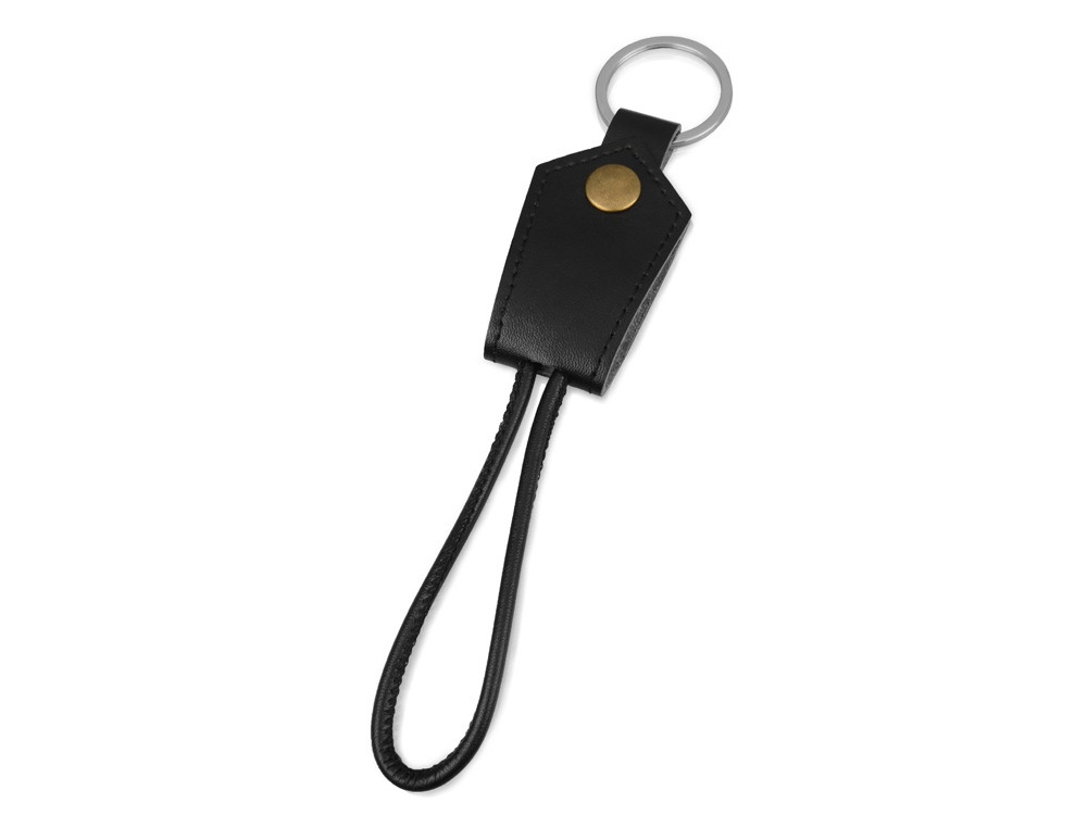 Кабель-брелок USB-MicroUSB Pelle, черный - фото 2 - id-p65544899