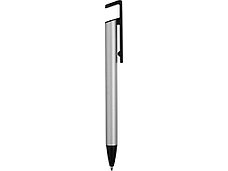 Ручка-подставка шариковая Кипер Металл, серебристый, фото 2