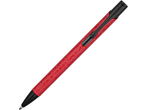 Ручка металлическая шариковая Crepa, красный/черный, фото 2