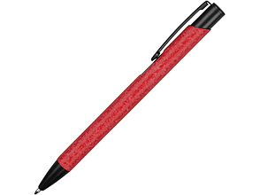 Ручка металлическая шариковая Crepa, красный/черный, фото 2