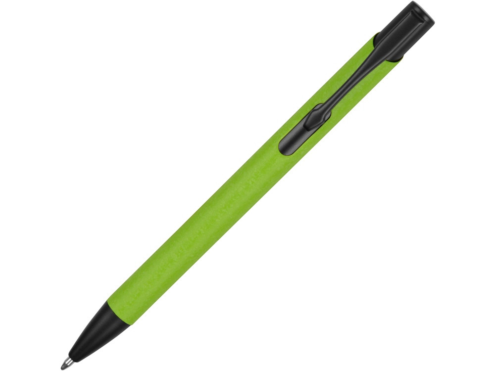 Ручка металлическая шариковая Crepa, зеленое яблоко/черный - фото 2 - id-p65545222