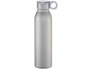 Спортивная алюминиевая бутылка Grom, серебристый, фото 2