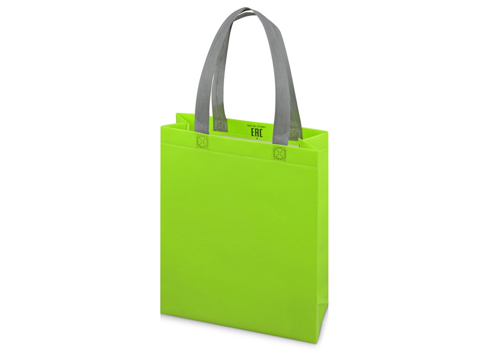 Сумка для шопинга Utility ламинированная, зеленое яблоко матовый - фото 1 - id-p65545743