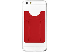 Картхолдер для телефона с отверстием для пальца, красный, фото 2
