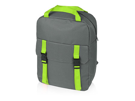 Рюкзак Lock, серый/зеленое яблоко, фото 2