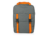 Рюкзак Lock, серый/оранжевый, фото 4
