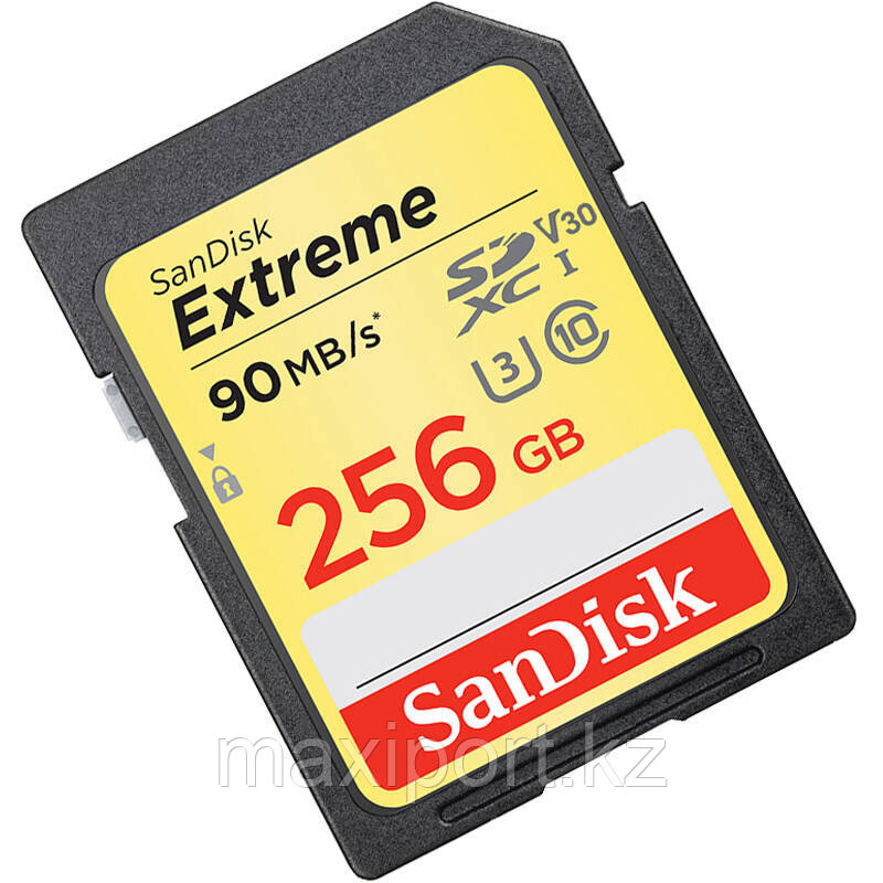 Sdxc Card SanDisk Extreme 256GB 90MB/S UHS-1 U3 - фото 3 - id-p66406780