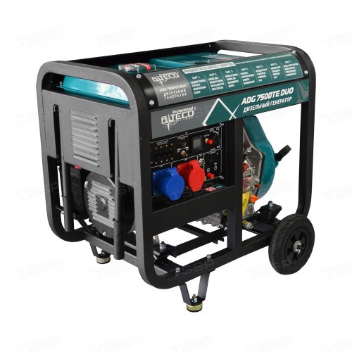 Дизельный трехфазный генератор Alteco Professional ADG 7500TE DUO