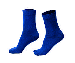 Женские носки однотонные, синие