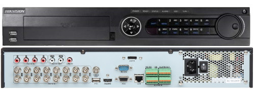 DS-7316HQHI-F4/N - 16-ти канальный гибридный видеорегистратор с разрешением записи до 4MP на канал, с 4