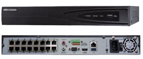 Видеорегистратор сетевой DS-7616NI-I2/16P СНЯТ С ПРОИЗВОДСТВА 16-ти канальный 12МP с 16-ю PoE-портами.
