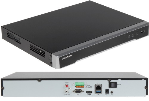 DS-7616NI-K2 - 16-ти канальный сетевой 4К-видеорегистратор.