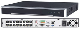 DS-7616NI-K2/16P - 16-ти канальный сетевой 4К-видеорегистратор с 16-ю PoE-портами.