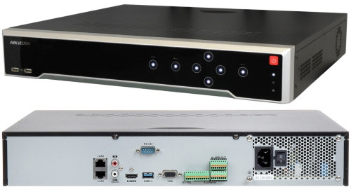 DS-7716NI-K4 - 16-ти канальный сетевой 4K-видеорегистратор с 4-мя SATA-интерфейсами.