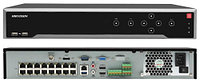 Видеорегистратор сетевой DS-7716NI-K4/16P 16-ти канальный 4K-с 4-мя SATA-интерфейсами и 16-ю РоЕ-портами.