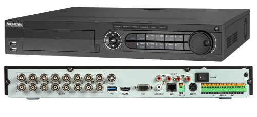 Видеорегистратор гибридный DS-7216HUHI-F2/N 16 каналов до 3MP на канал, с 2 SATA-интерфейсами Обновлённая