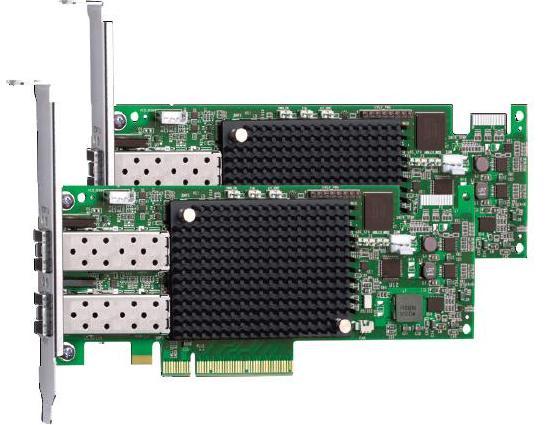 Emulex Контроллер 16Gb/s FC HBA Dual Channel PCI-E (LPe16002B-M6)