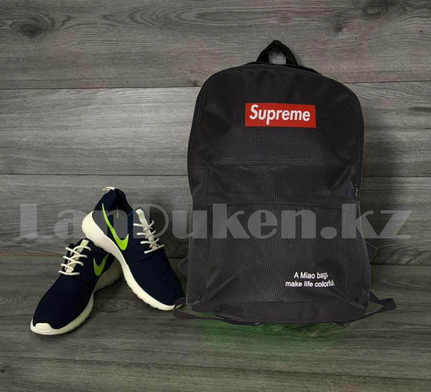Рюкзак с боковыми карманами Supreme, черный - фото 2 - id-p66409721