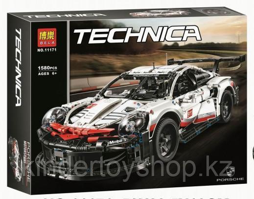 Конструктор cool&fan 13387 bela Technica «Porsche 911 RSR» 11171 (Аналог лего LEGO Technic 42096) 1580 деталей