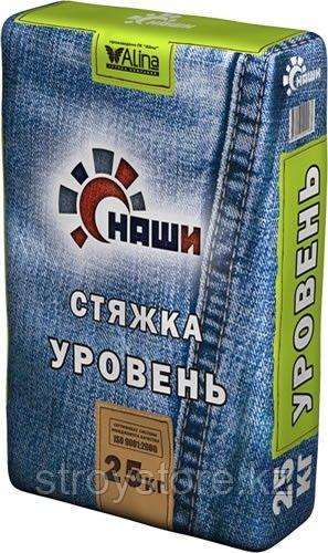 Стяжка цементная для первоначально выравнивая пола НАШИ "УРОВЕНЬ", 25 кг