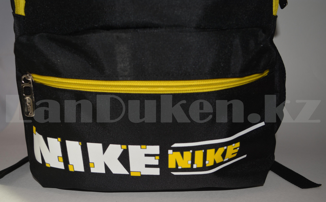 Рюкзак с боковыми карманами, черный с желтым - фото 3 - id-p66413091