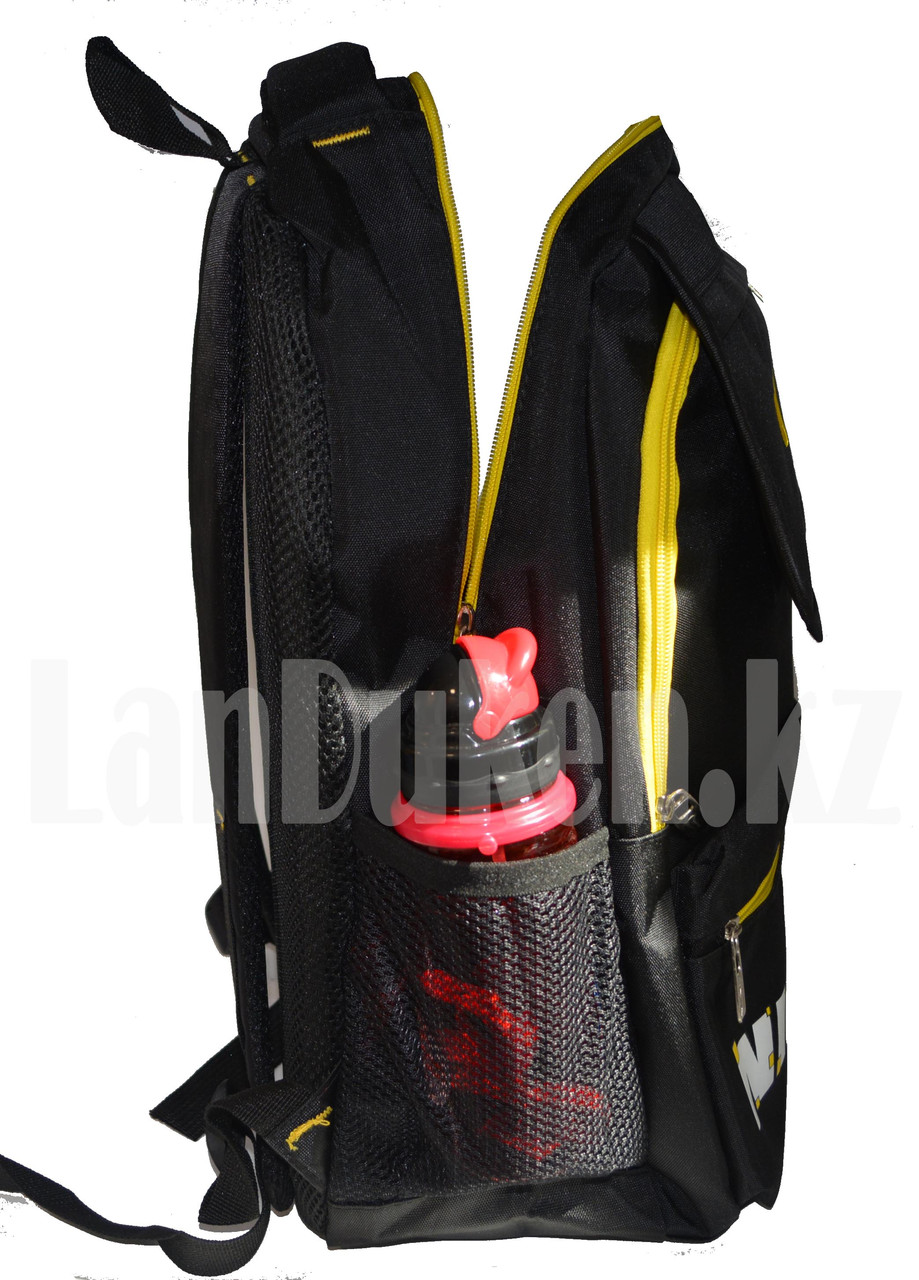 Рюкзак с боковыми карманами, черный с желтым - фото 5 - id-p66413091