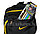 Рюкзак с боковыми карманами, черный с желтым, фото 6