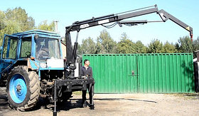 Подъемник монтажный на тракторе МТЗ 12 метров