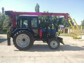 Автовышка на тракторе МТЗ 12 метров