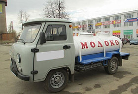 Молоковоз для пищевых жидкостей УАЗ 1200-1500 литров