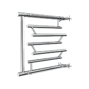Полотенцесушитель ПМ-3 50/50 с полкой
