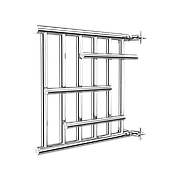 Орамал кептіргіш/Полотенцесушитель ПМ-6 60/60 с полкой