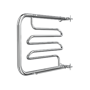Полотенцесушитель водяной нерж. сталь ПМ-2 (1") 50/60 см без полки Ника, фото 2