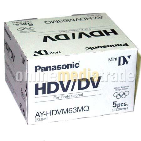 Кассеты miniDV HDV DVC PANASONIC AY-HDVM63MQ 1080p, фото 1