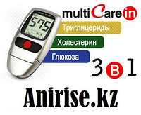Экспресс анализатор ABK Care in для измерения глюкозы, холестерина и триглицеридов в крови