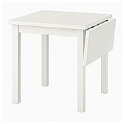 Стол с откидной полой НОРДВИКЕН белый ИКЕА, IKEA